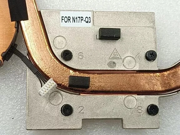 New For Lenovo ThinkPad P51 CPU cooling Heatsink Fan Dis N17P-Q3 01AV343 1AV343 - Image 3 of 4