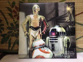 Star Wars Yoda Art Deli Disney interior very rare c3-po r2-d2 bb-8 Japan MINT!!