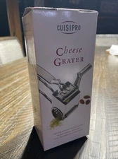 Cuisipro Foodservice Rotary Cheese Grater, Silver NIB