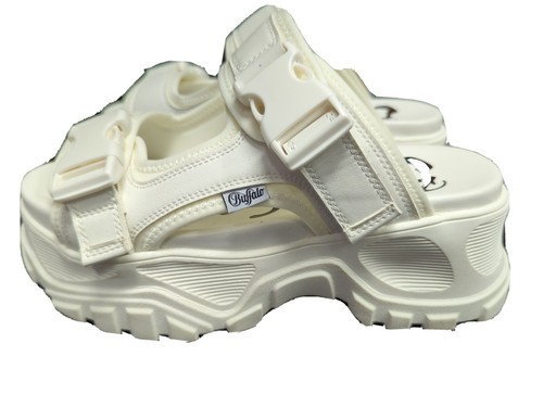 buffalo chunky buckle mule sandal