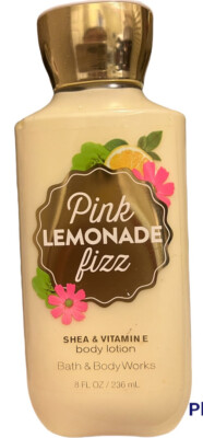 Bath & Body Works PINK LEMONADE FIZZ shea & vitamin e Body Lotion 8 oz / 236 ml