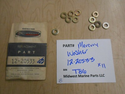 #ad 12 20533 Mercury washer 11 NOS T86 $17.99