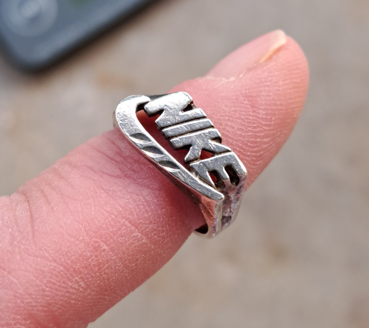 Vintage 925 Sterling Silver Nike Spellout 1980/90s Swoosh Vintage 925 Sterling Silver Nike Spellout 1980/90s Swoosh