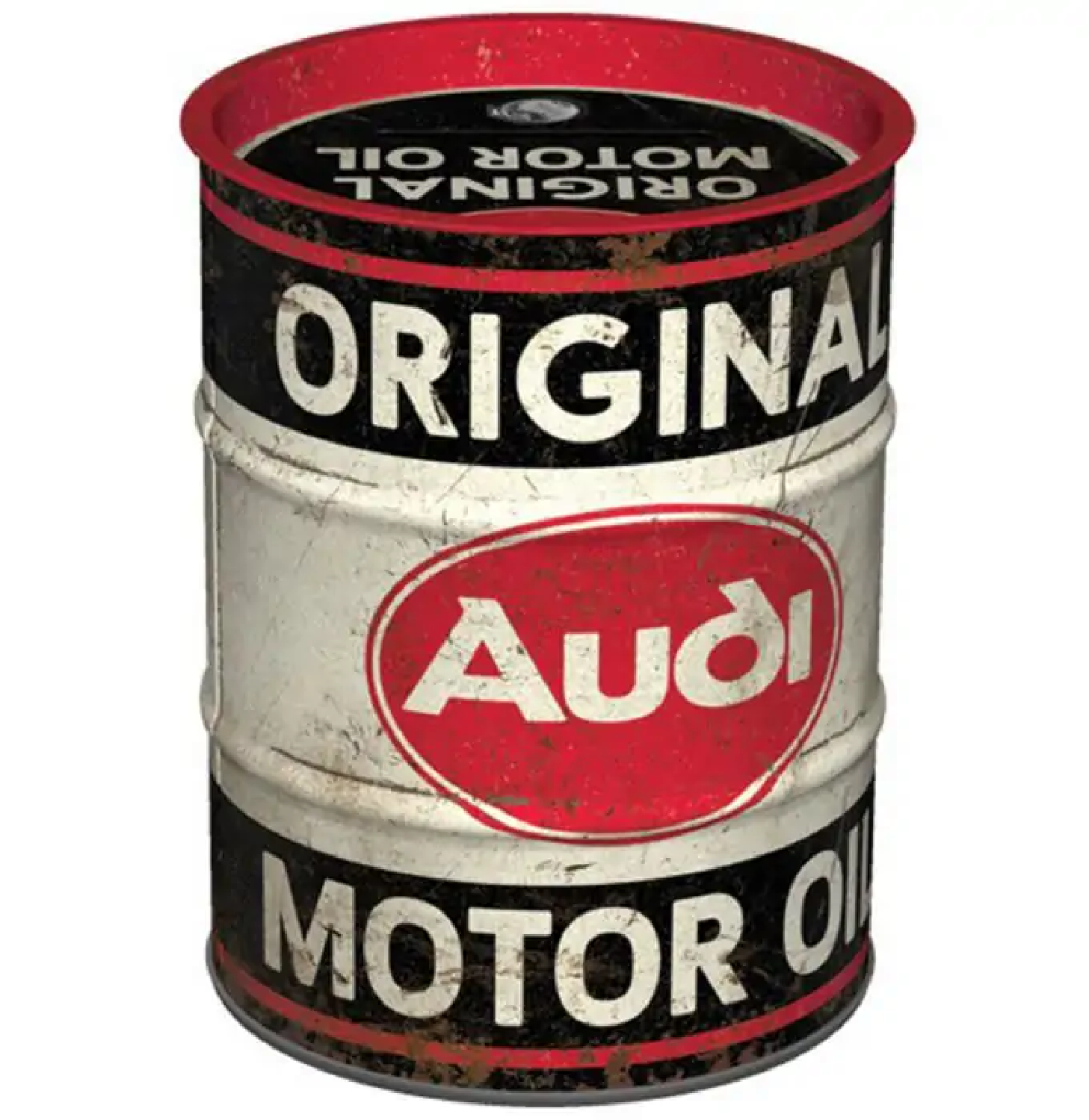 Money Tin Audi Original Retro Classic Oil Drum Money Tin Gift idea IT