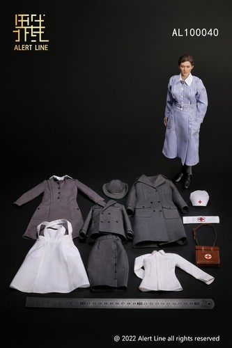 Alert Line 1/6 Scale 12" WWII German Nurse Female Actionfigur AL-100040 Neu - Bild 4 von 4