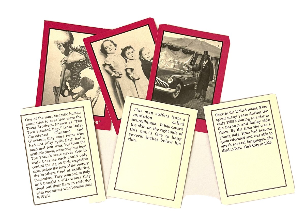 Mother Productions 1992 Human Freaks Oddities Series IV Complete