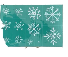 Chalk Couture SnowFlake Dozen Transfer