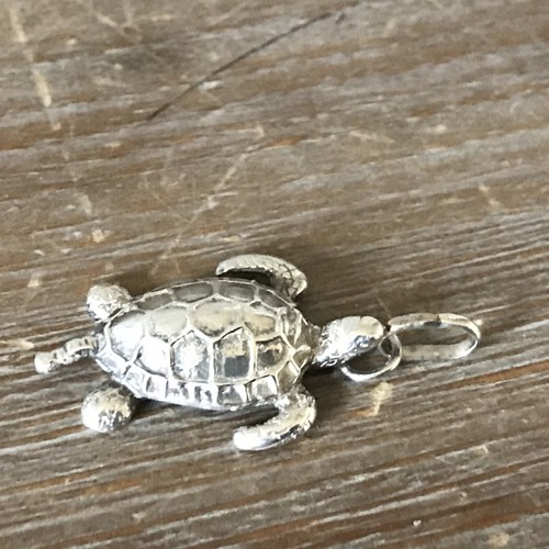 Sterling Silver Sea Turtle Pendant/charm