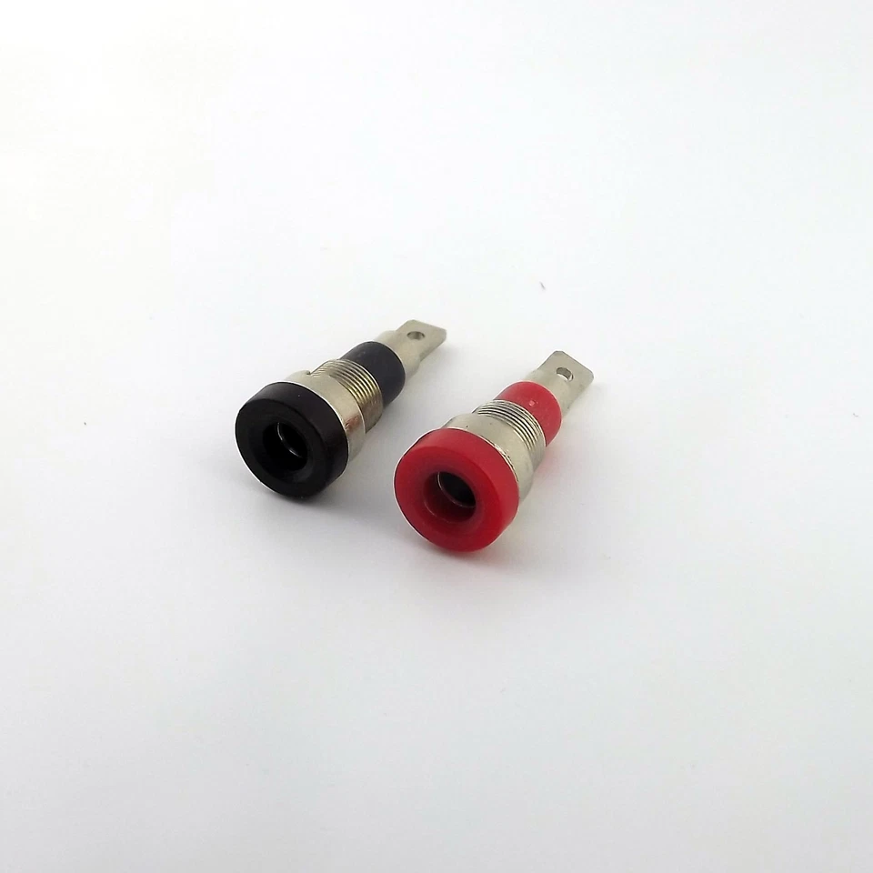 10 Multímetros Instrumento 4mm Poste de Encuadernación Banana Jack Montaje en Panel Sonda de Prueba R&B - Imagen 3 de 4