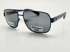 1 Unit New HD Vision Sun Navy/Grey Sunglasses 59-15-143 541