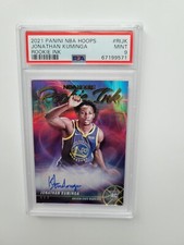 2021-22 Hoops Jonathan Kuminga Rookie Ink PSA 9 Rookie RC 