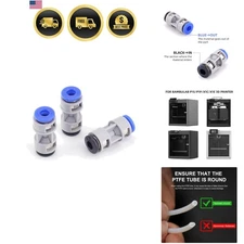 PTFE Tube Adapter Replacement Connectors 3pcs for Bambu Lab 3D Printer