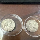 1949 & 1953 Franklin Half Dollars Denver Mint 50C Silver Circulated Coins
