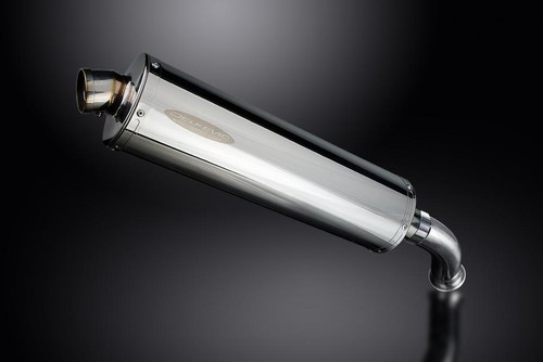 KTM 790 DUKE 2018-20 450mm OVAL STAINLESS BSAU SILENCER EXHAUST KIT - Picture 2 of 4
