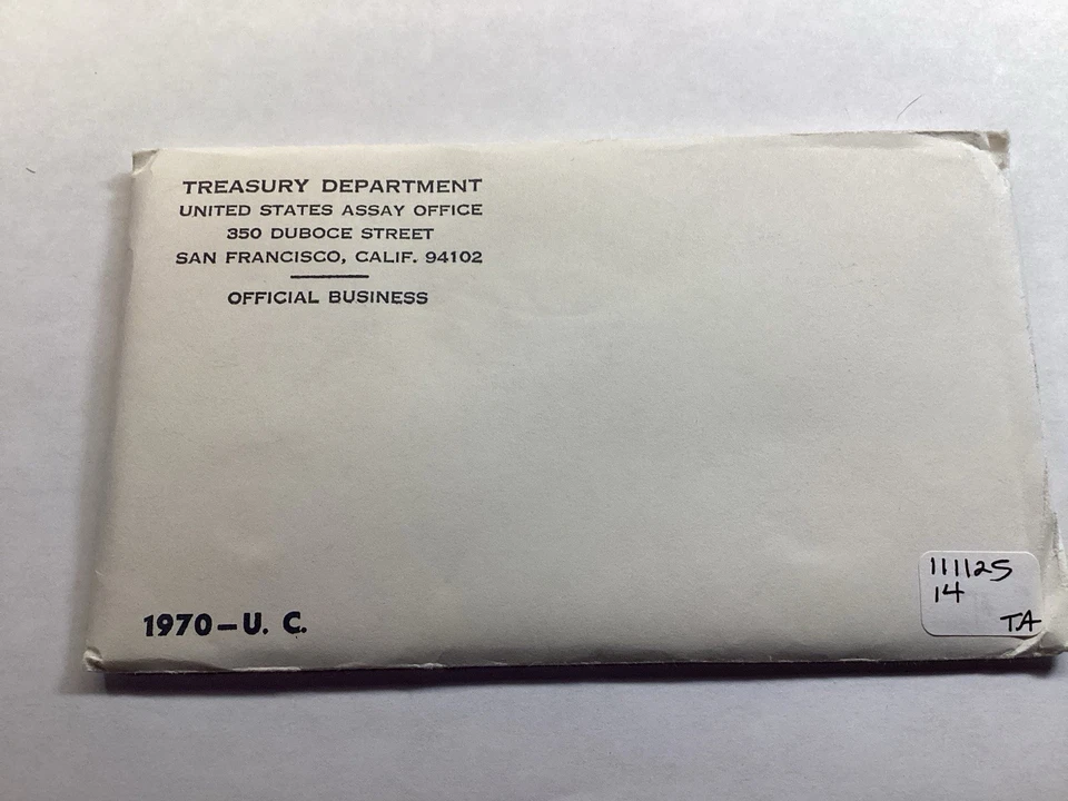 1970 PDS Unopened Uncirculated Mint Set in OGP Silver Denver Kennedy 111125 14ta - Image 2 of 4