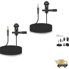 2-Pack Lavalier Microphone Compatible with Rode Wireless Pro/Wireless GO II 2...