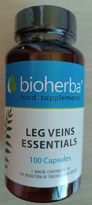 Beinvenen Essentials Kräuterformel mit Vitamin B3 Krampfadern & müden Beinen
