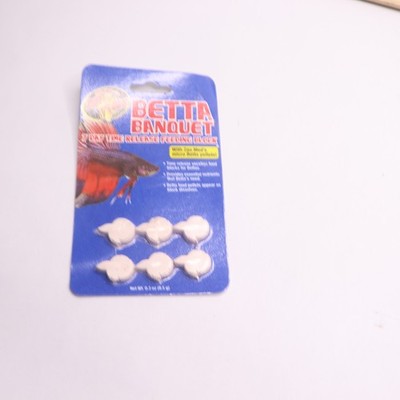 Zoo Med Betta Banquet 0.3 oz. 6-Blocks 