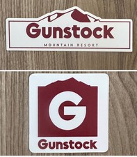 Authentic Gunstock Mountain Resort Sticker PICK  CHOOSE Design Decal Ski NH