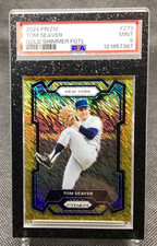 2024 Prizm #273 Tom Seaver Gold Shimmer FOTL PSA 9 New York Mets