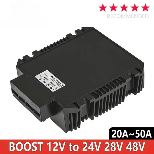 12V to 24V 28V 36V 48V DC Boost Converter 50A Step Up Voltage Regulator for Car - product listing photo