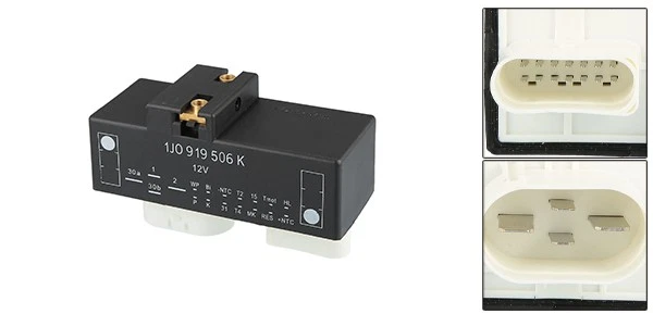 Relé solenoide 18 pines n.º 1J0919506K DC 12V 40A relé de arranque para Audi TT 00-06 Foto 2 de 4