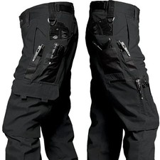 Herren Taktische Arbeitshose Cargo Hose Outdoor Wanderhose Mehrere Taschen