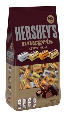 Hershey's Nuggets Assortment, 52 oz. 145 pieces. FREE SHIPPING 