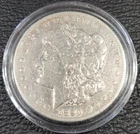 1890 CC Morgan Silver Dollar!! Carson City!! VF Details!