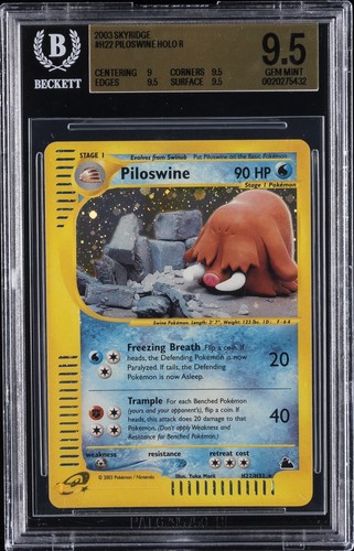 Piloswine graded BGS 9.5 for sale on eBay