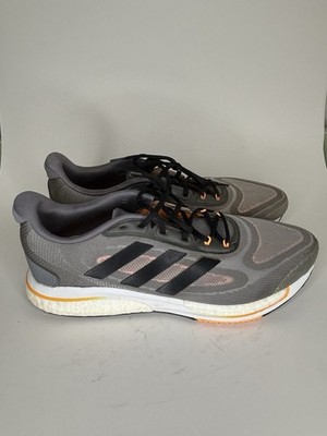 Adidas Mens Supernova+ Grey Flash Orange GX2952 Size 12 Athletic Lace Up Casual