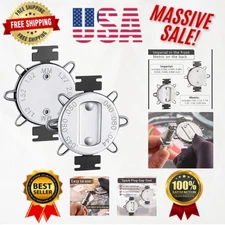 Durable Motorcycle Spark Plug Gap Gauge Set - Metric & Imperial Measurements