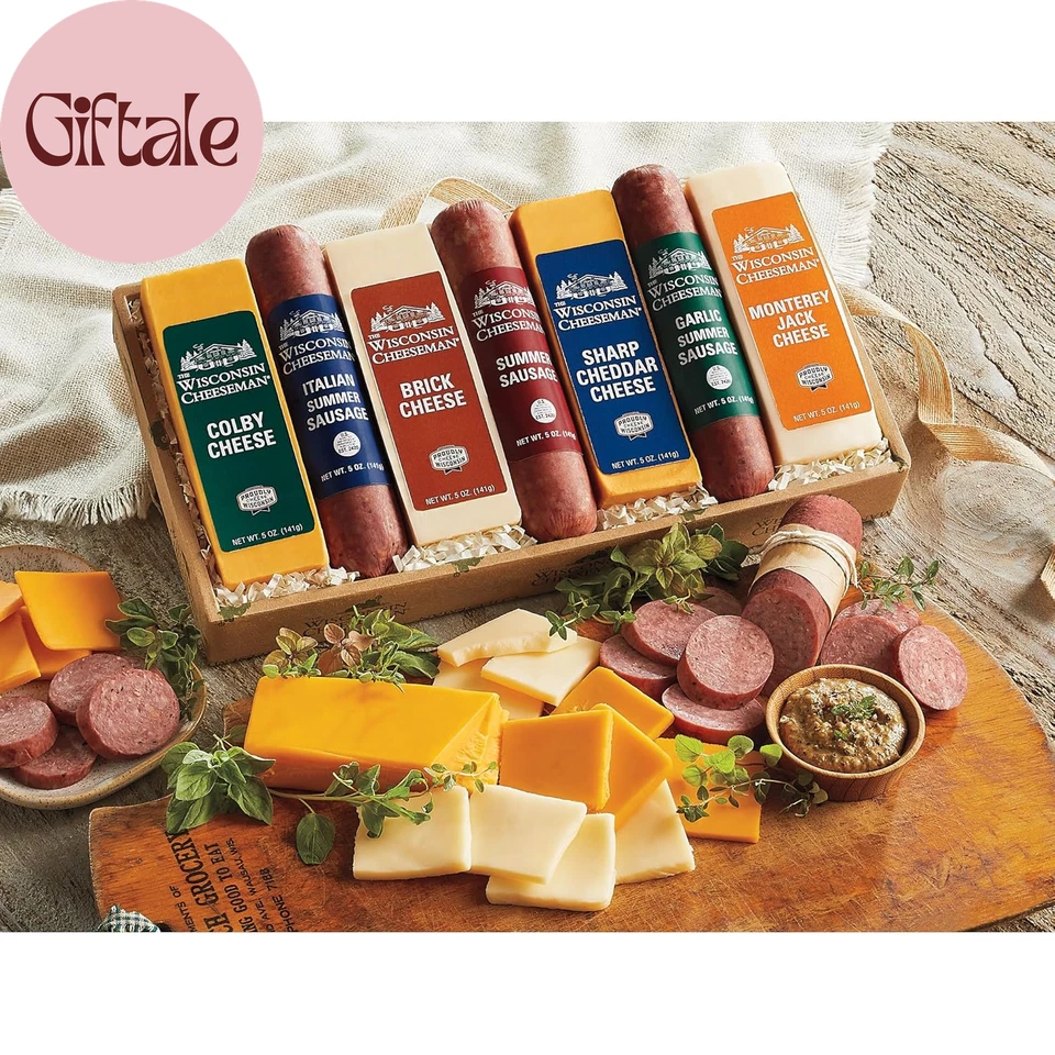 Caja de regalo de comida 21 favoritos con surtido de carnes y quesos de verano con Foto 3 de 4