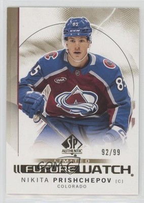2024 SP Authentic Future Watch Limited Gold 92/99 Nikita Prishchepov #196 05u8