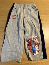 Marvel Spider-Man Boys Toddler Jogger Pants Grey Size 5 Casual Activewear