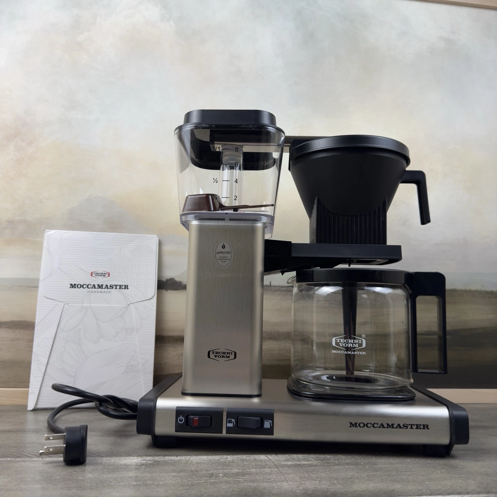 Moccamaster by Technivorm KBGV Select 10 Cup Coffee Maker Brushed Silver Chipped