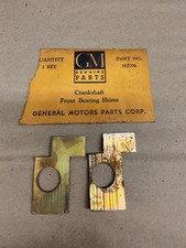 Nos Oem 1932-36 Chevy Crankshaft Front Bearing Cap Shim Set Gm 363706 Nos Oem 1932-36 Chevy Crankshaft Front Bearing Cap Shim Set Gm 363706