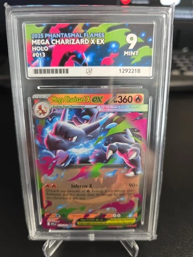 Pokémon TCG Mega Charizard X EX 013/094 ACE 9 MINT