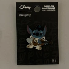 Loungefly Disney Stitch Elvis Bling Metal Enamel Trading Pin