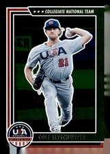 2022 Panini Stars & Stripes USA Baseball #46 Cole Kirschsieper