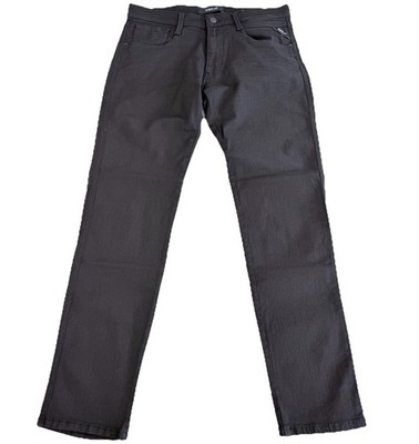 Replay Anbass M914Y Herren Power Stretch Schwarz Jeans Gr. W31 L30 Neu 