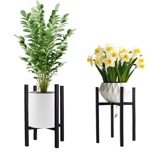 Plant Stand,Small Plants Stand Indoor,Metal Adjustable Floor Heavy Duty Large - Bild 1 von 5