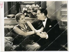 o15720 1930's orig photo Alan Dinehart and looks like Ann Harding unknown film o