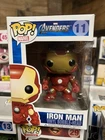 Funko POP!  Marvel #11 Iron Man, Authentic, OG, With Hanger!!
