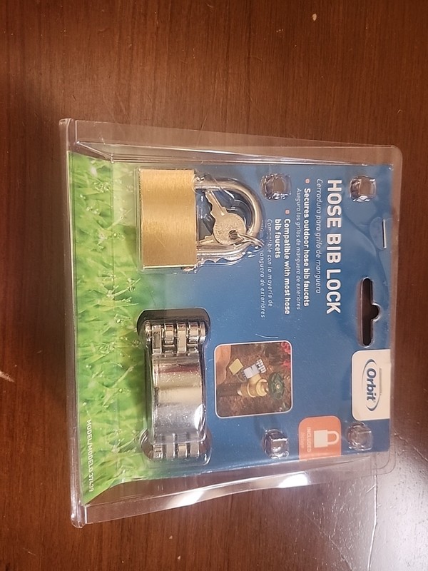 ORBIT HOSE BIB LOCK