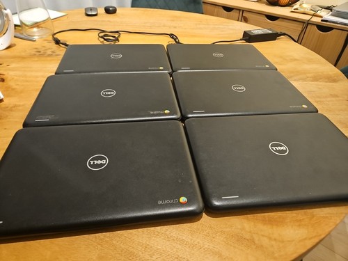 Lot of 6x Used Dell Chromebook 11 3180 Touchscreen – Mostly Functional – For Par - Afbeelding 4 van 8