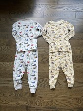 Janie and Jack Good Night Pajama Lot  Disney Mickey Mouse  Holiday Sled  Fall