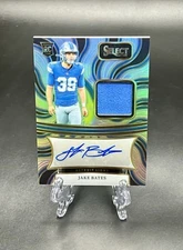 2024 Panini Select Jake Bates Rookie Signature Memorabilia Relic Patch SP /199