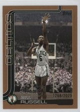2025-26 Topps Gold 1268/2025 Bill Russell #251 HOF 6q5