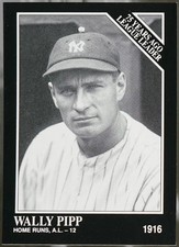 1991 Conlon Collection TSN #157 Wally Pipp Baseball VG